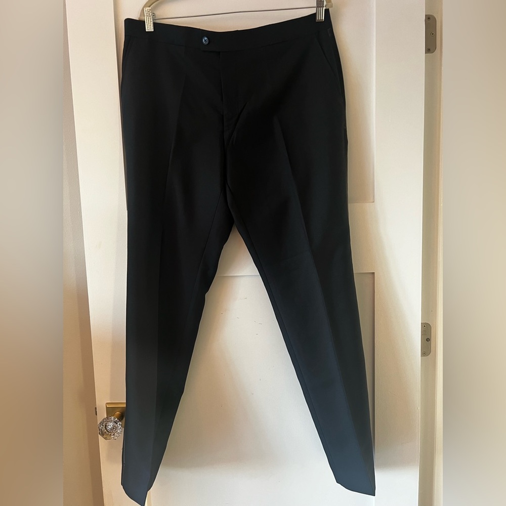 Never worn Seville Row black tuxedo pant.